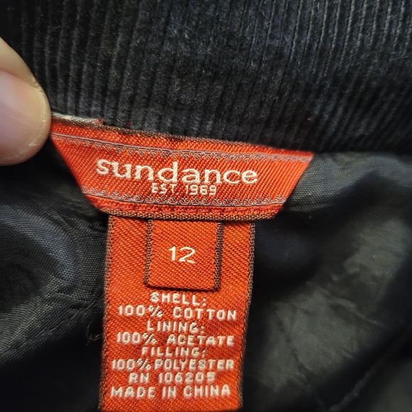 Sundance Navy Corduroy Jacket Size 12 REALLY CUTE! - Picture 4 of 4